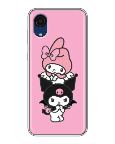 Чехол для Samsung Galaxy A03 Core с картинкой «My Melody и Kuromi» Чехол для Samsung Galaxy A03 Core с картинкой «My Melody и Kuromi»
