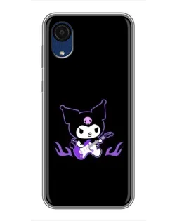 Чехол для Samsung Galaxy A03 Core с картинкой «Электрическая Kuromi»