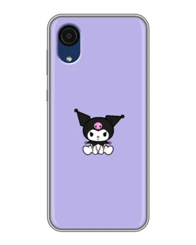 Чехол для Samsung Galaxy A03 Core с картинкой «Kuromi — фиолетовый минимализм» Чехол для Samsung Galaxy A03 Core с картинкой «Kuromi — фиолетовый минимализм»