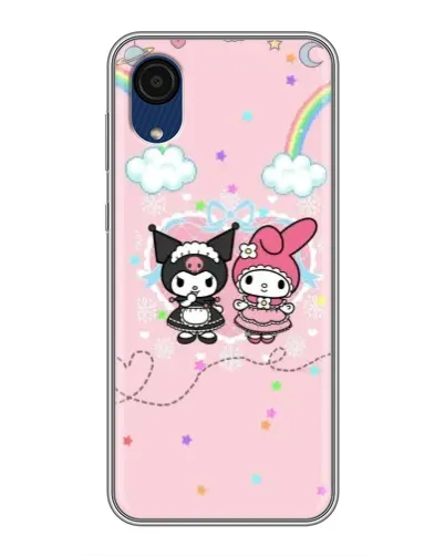 Чехол для Samsung Galaxy A03 Core с картинкой «My Melody и Kuromi» Чехол для Samsung Galaxy A03 Core с картинкой «My Melody и Kuromi»