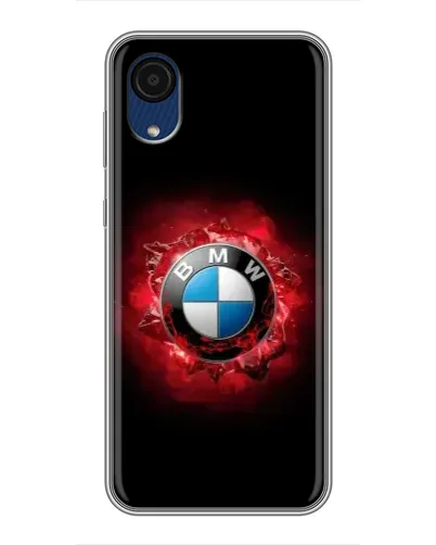 Чехол для Samsung Galaxy A03 Core с картинкой «Логотип BMW — вспышка»