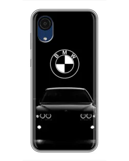 Чехол для Samsung Galaxy A03 Core с картинкой «BMW — взгляд из темноты»