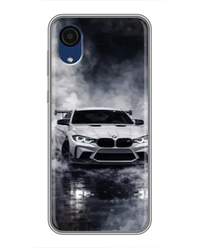Чехол для Samsung Galaxy A03 Core с картинкой «BMW сквозь туман»