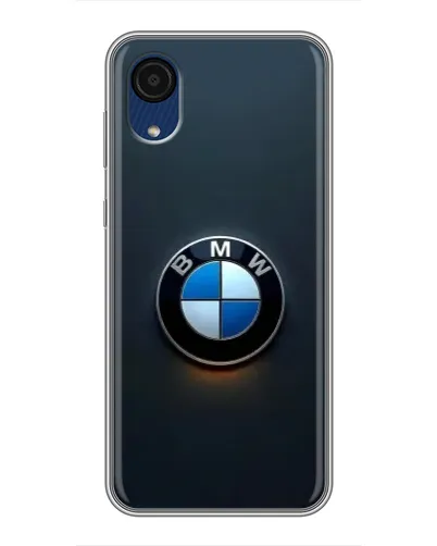 Чехол для Samsung Galaxy A03 Core с картинкой «Логотип BMW — минимализм»