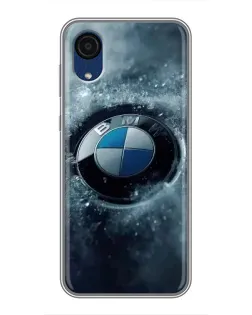 Чохол для Samsung Galaxy A03 Core з картинкою «Логотип BMW — лід»