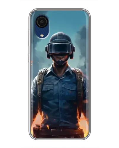 Чехол для Samsung Galaxy A03 Core с картинкой «PUBG — реалистичный герой» Чехол для Samsung Galaxy A03 Core с картинкой «PUBG — реалистичный герой»