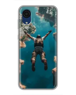 Чехол для Samsung Galaxy A03 Core с картинкой «PUBG — свободное падение»