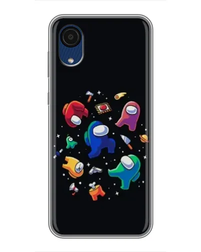 Чехол для Samsung Galaxy A03 Core с картинкой «Among Us космос»