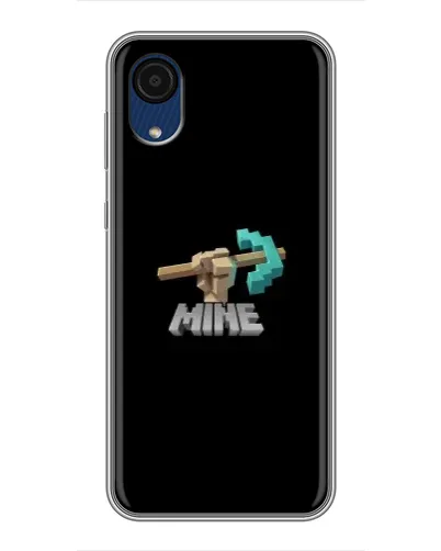 Чехол для Samsung Galaxy A03 Core с картинкой «Алмазная кирка»