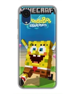 Чохол для Samsung Galaxy A03 Core з картинкою «Губка Боб Minecraft» Чохол для Samsung Galaxy A03 Core з картинкою «Губка Боб Minecraft»