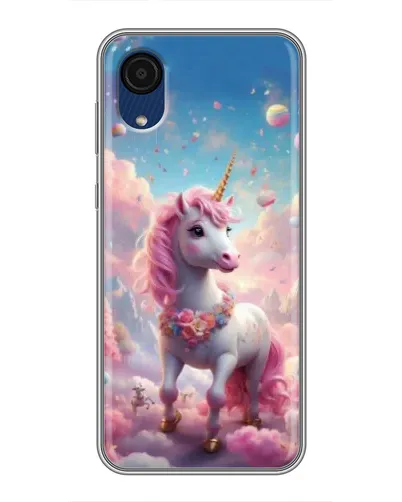 Чехол для Samsung Galaxy A03 Core с картинкой «Единорог среди облаков» Чехол для Samsung Galaxy A03 Core с картинкой «Единорог среди облаков»