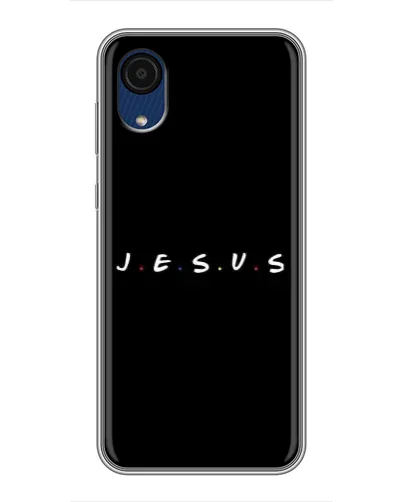 Чехол для Samsung Galaxy A03 Core с картинкой «Точки веры J.E.S.U.S.»