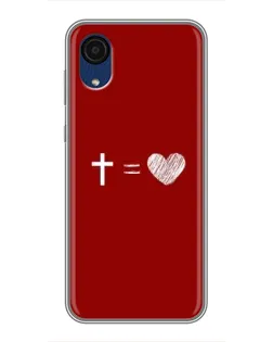 Чохол для Samsung Galaxy A03 Core з картинкою «Рівняння любові»