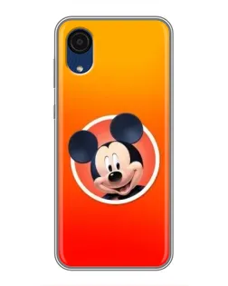 Чехол для Samsung Galaxy A03 Core с картинкой «Mickey в круге»