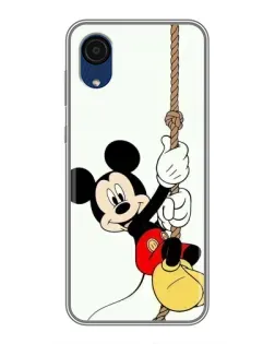 Чехол для Samsung Galaxy A03 Core с картинкой «Mickey на канате»