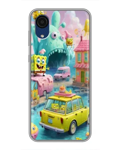 Чехол для Samsung Galaxy A03 Core с картинкой «Монстр-трак приключения»