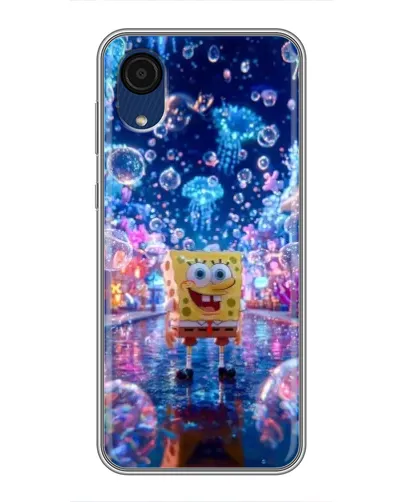 Чехол для Samsung Galaxy A03 Core с картинкой «Неоновый океан»