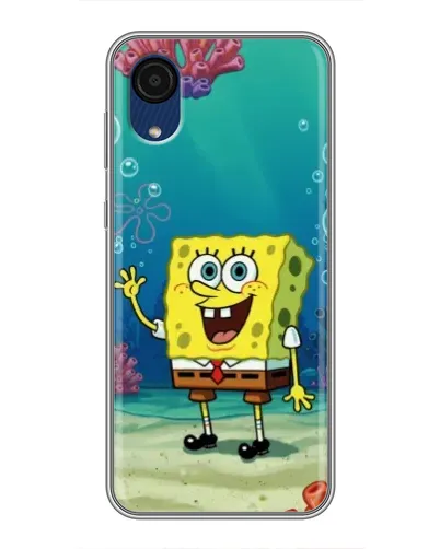 Чехол для Samsung Galaxy A03 Core с картинкой «Подводный привет»