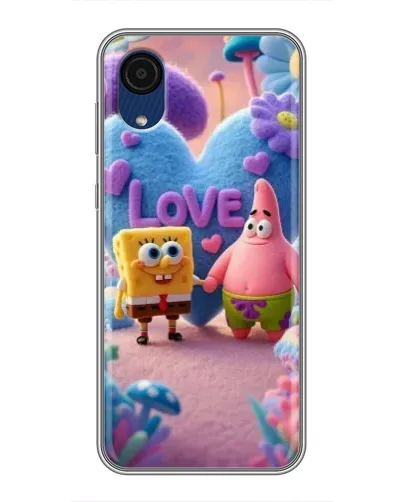 Чехол для Samsung Galaxy A03 Core с картинкой «Губка Боб Патрик»