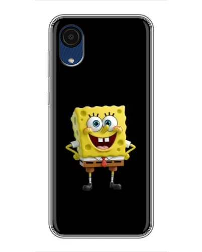 Чехол для Samsung Galaxy A03 Core с картинкой «Классический Губка Боб»