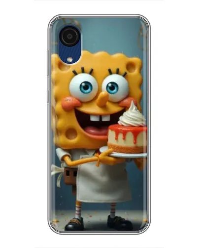 Чехол для Samsung Galaxy A03 Core с картинкой «Повар Спанч Боб»