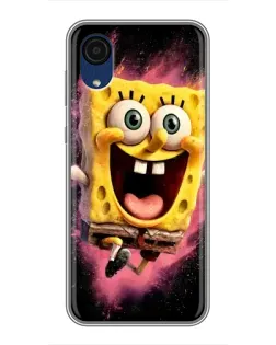 Чехол для Samsung Galaxy A03 Core с картинкой «Взрывной Спанч Боб»