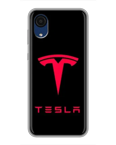 Чехол для Samsung Galaxy A03 Core с картинкой «Tesla Red Logo» Чехол для Samsung Galaxy A03 Core с картинкой «Tesla Red Logo»