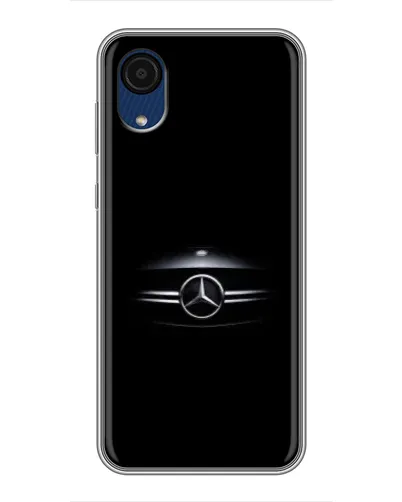 Чехол для Samsung Galaxy A03 Core с картинкой «Mercedes — абстрактные линии»