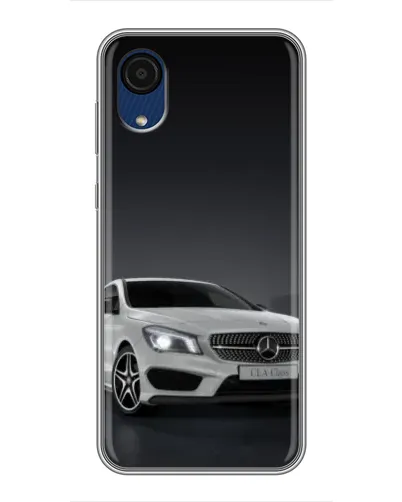 Чехол для Samsung Galaxy A03 Core с картинкой «Mercedes AMG GT Silver»