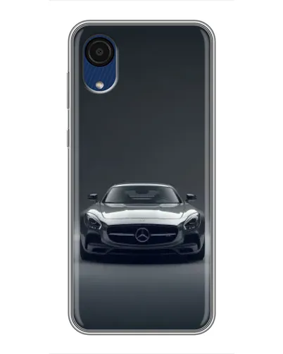 Чехол для Samsung Galaxy A03 Core с картинкой «Mercedes на черном»
