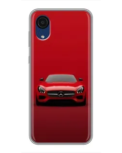 Чехол для Samsung Galaxy A03 Core с картинкой «Красный Mercedes AMG»