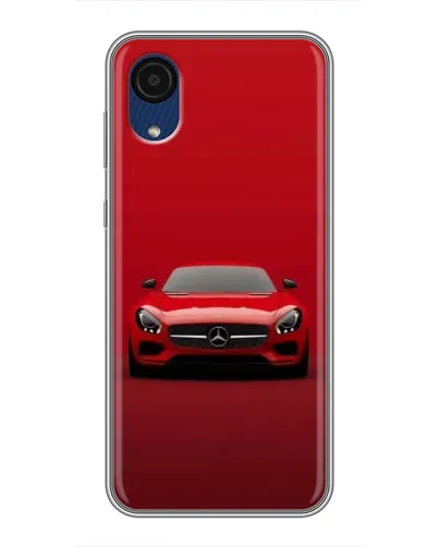 Чехол для Samsung Galaxy A03 Core с картинкой «Красный Mercedes AMG»