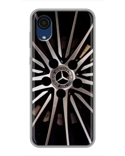 Чехол для Samsung Galaxy A03 Core с картинкой «Диск Mercedes»