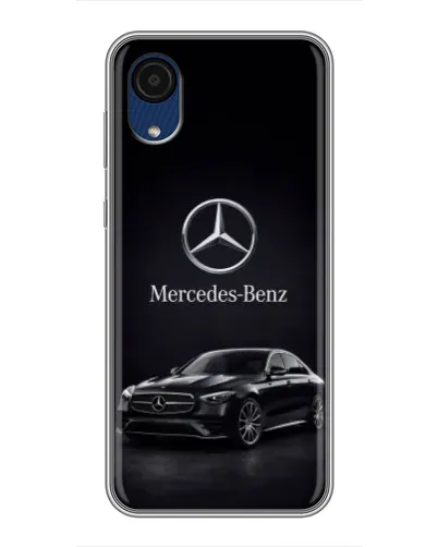 Чехол для Samsung Galaxy A03 Core с картинкой «Mercedes — решетка радиатора»