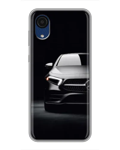 Чехол для Samsung Galaxy A03 Core с картинкой «Свет фар Mercedes»