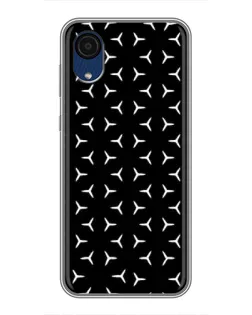 Чохол для Samsung Galaxy A03 Core з картинкою «Mercedes паттерн зірок»