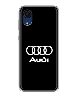 Чехол для Samsung Galaxy A03 Core с картинкой «Классическое лого Audi»