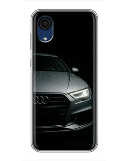 Чехол для Samsung Galaxy A03 Core с картинкой «Audi — детализация кузова»