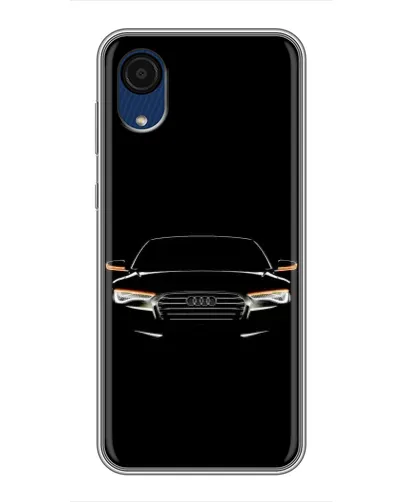 Чехол для Samsung Galaxy A03 Core с картинкой «Audi — ночной контур»