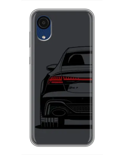 Чехол для Samsung Galaxy A03 Core с картинкой «Задняя часть Audi — арт»