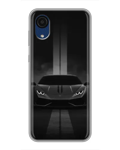 Чехол для Samsung Galaxy A03 Core с картинкой «Lamborghini симметрия дорог»