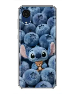 Чехол для Samsung Galaxy A03 Core с картинкой «Стич и голубика» Чехол для Samsung Galaxy A03 Core с картинкой «Стич и голубика»