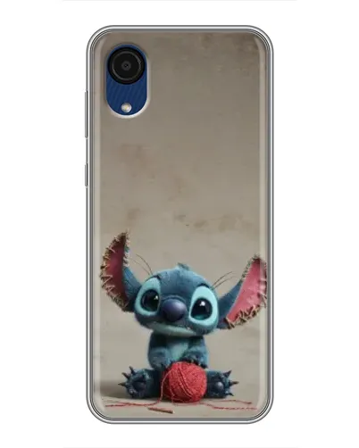 Чехол для Samsung Galaxy A03 Core с картинкой «Стич на коричневом фоне» Чехол для Samsung Galaxy A03 Core с картинкой «Стич на коричневом фоне»