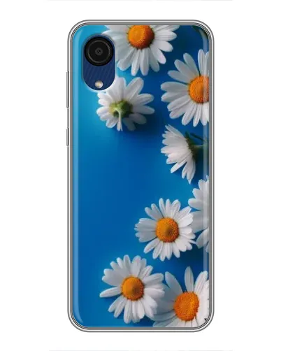 Чехол для Samsung Galaxy A03 Core с картинкой «Белоснежные маргаритки»
