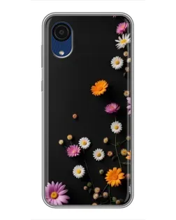 Чехол для Samsung Galaxy A03 Core с картинкой «Цветочная композиция»