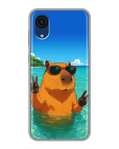 Чехол для Samsung Galaxy A03 Core с картинкой «Морская капибара» Чехол для Samsung Galaxy A03 Core с картинкой «Морская капибара»
