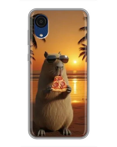 Чехол для Samsung Galaxy A03 Core с картинкой «Капибара с пиццей» Чехол для Samsung Galaxy A03 Core с картинкой «Капибара с пиццей»