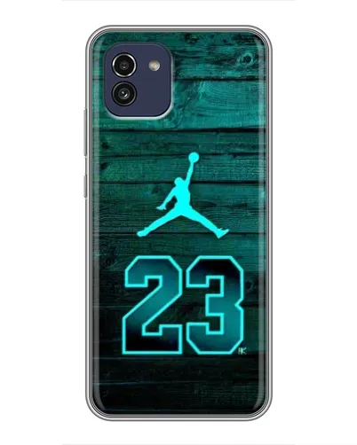 Чохол для Samsung Galaxy A03 (A035) з картинкою «Jordan Cyan 23» Чохол для Samsung Galaxy A03 (A035) з картинкою «Jordan Cyan 23»