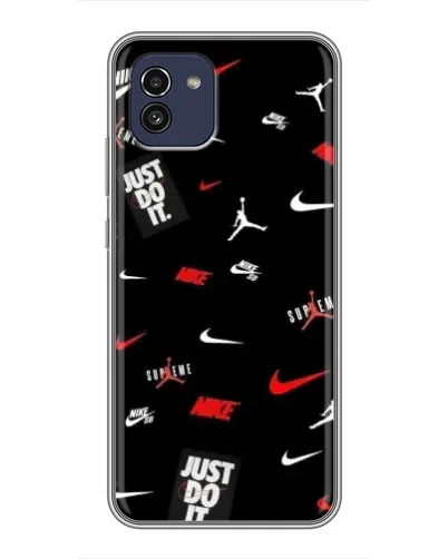 Чохол для Samsung Galaxy A03 (A035) з картинкою «Nike Mix Pattern» Чохол для Samsung Galaxy A03 (A035) з картинкою «Nike Mix Pattern»