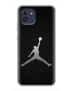 Чохол для Samsung Galaxy A03 (A035) з картинкою «Jordan Dark Carbon»